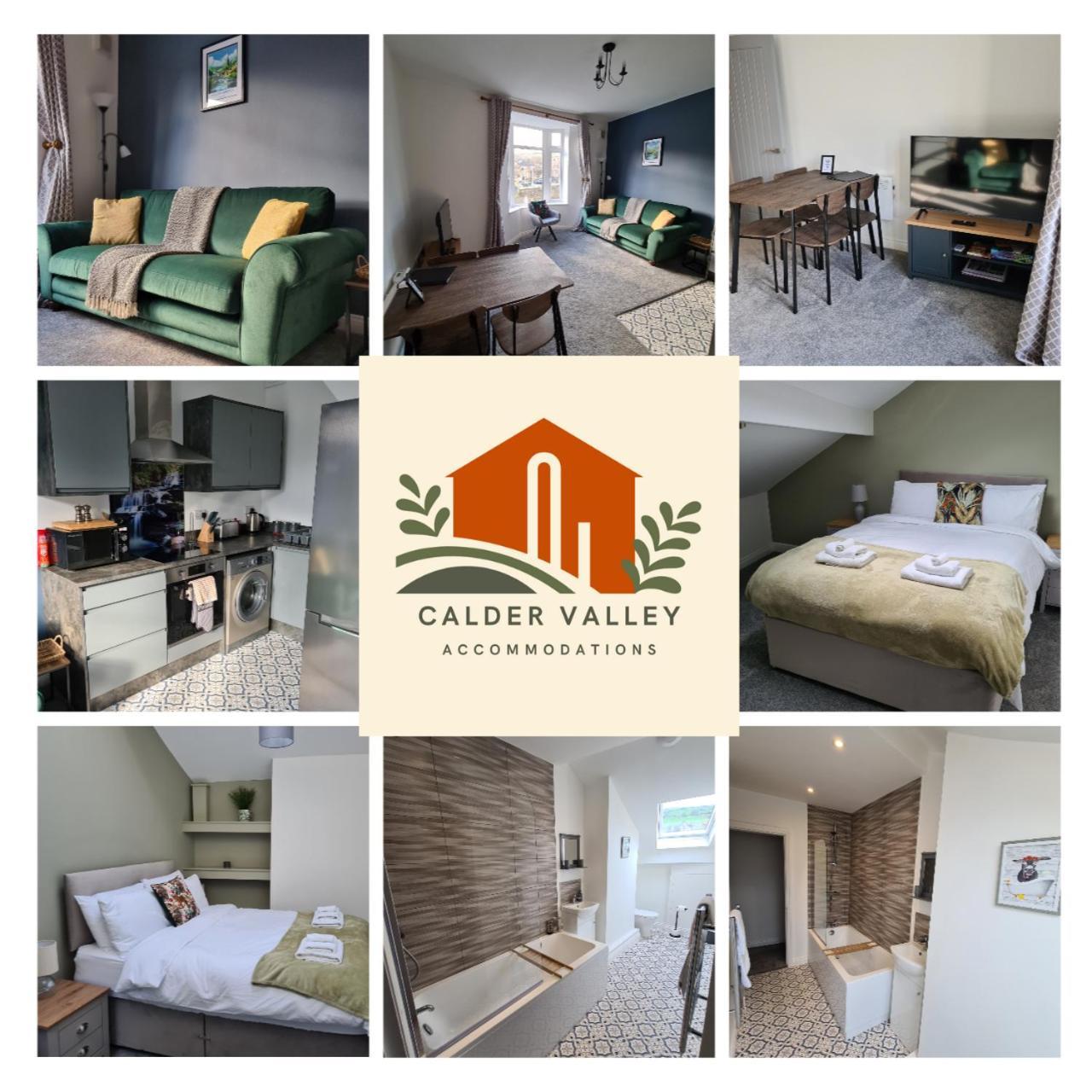 Modern River View Mytholmroyd Apartment Extérieur photo